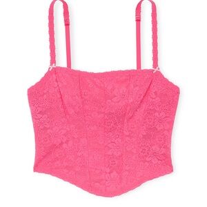 Victoria's Secret PINK lace corset top